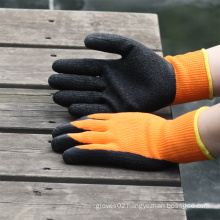 SRSAFETY 13 gauge orange liner coated latex on palm gloves